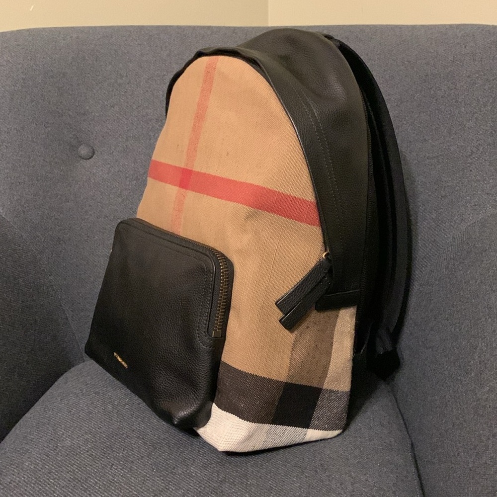 Burberry  - Mega Check Abbeydale  Backpack - Picture 4 of 5